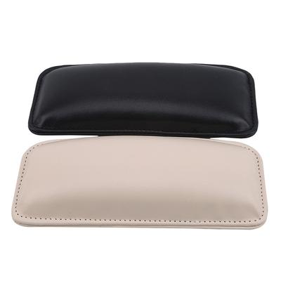 Genouillère universelle en cuir pour intérieur de voiture, coussin élastique confortable, coussin de jambe en mousse à mémoire de forme, Support de cuisse, accessoires de voiture