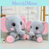 Süßes entzückendes Plüschelefant-Spielzeug mit großen Ohren, weiches Stofftier, Kuschelkissen, Geschenk für Kinder