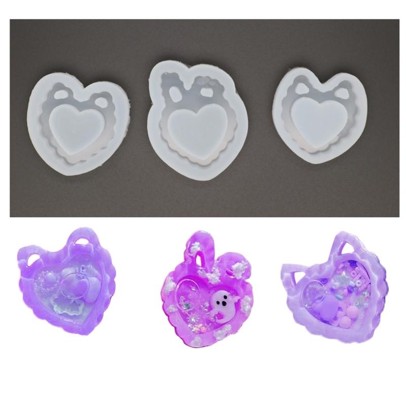 Shaker do żywicy formy DIY Quicksand Casting żywica epoksydowa silikonowe formy żywica epoksydowa biżuteria formy do wisiorek rzemiosło dekoracyjne