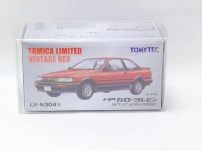 Tomica Limited Vintage Neo Toyota Corolla Levin 1985 Model (SQ206) LV-N304a 2-door GT-APEX