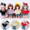 4 Styles Doll Clothes with Headwear Jeans Pants Suit Best Gifts 16~17cm Doll/1/8 BJD Doll