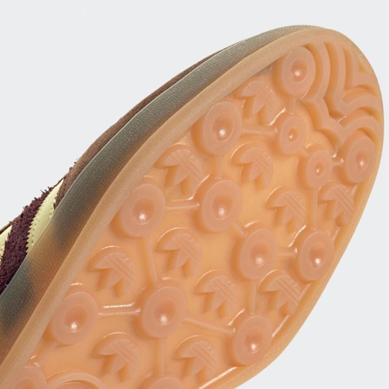 Adidas Gazelle Indoor   Maroon  Yellow Ji0324