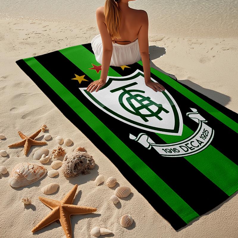 America Futebol Clube Microfiber Beach Towel, Lightweight And Quick-Dry, for Summer Travel, Beach Essential, Swimming Pool