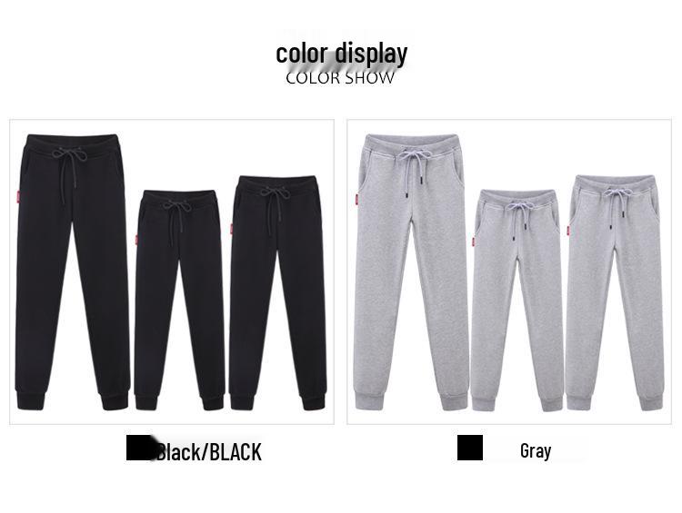 Spring/Autumn Kids' Cotton Fleece Casual Sweatpants for Boys and Girls