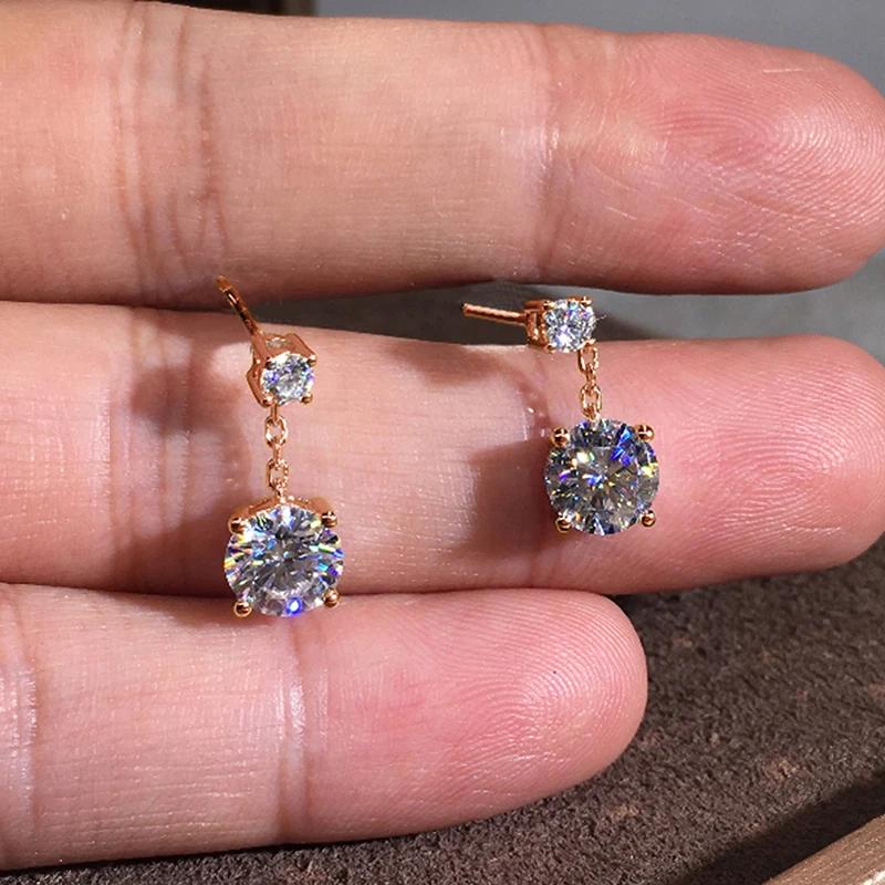 Huitan Shiny Cubic Zirconia Drop Earrings for Women Attractive Charms Wedding Engagement Jewelry Trendy Exquisite Accessories