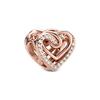 Shining Entangled Heart Charm Women Jewelry Rose-Gold 789270C01