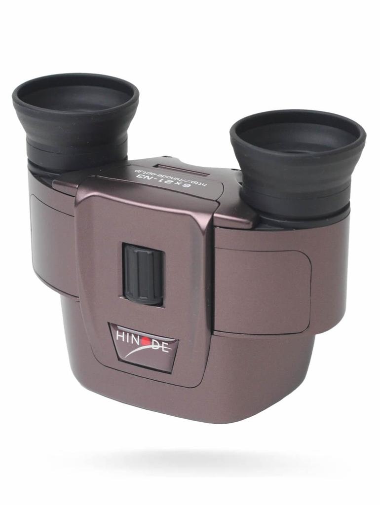 Hinode 6x21-N3 Binoculars for Theater, Musicals, Opera Glasses, Kabuki, Sports (Baseball, Soccer, Figure Skating, Basketball) (Brown)