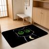 ANIME L-Little Kitty Big City Floor Mat Absorbent Floor Mat Non-Slip Entrance Rug for Bathrooms Restrooms and Toilets