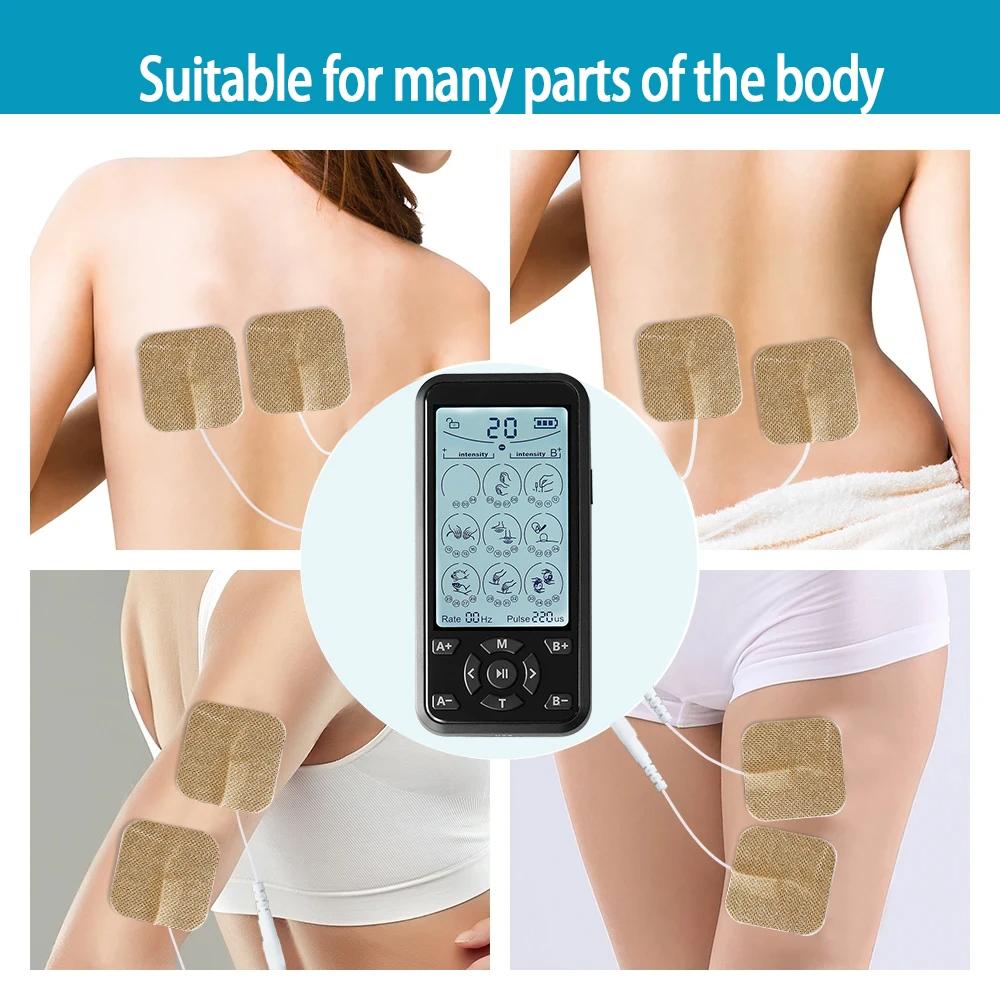 36 Modes Electric Tens Relax Muscle Stimulator EMS Acupuncture Body Massager Digital Therapy Slimming Machine Electrostimulator