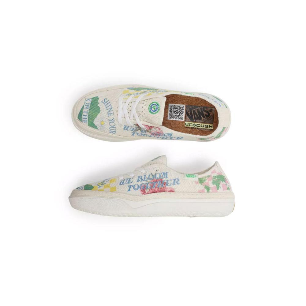 Sneakers Vans White Circle Vee Eco Theory