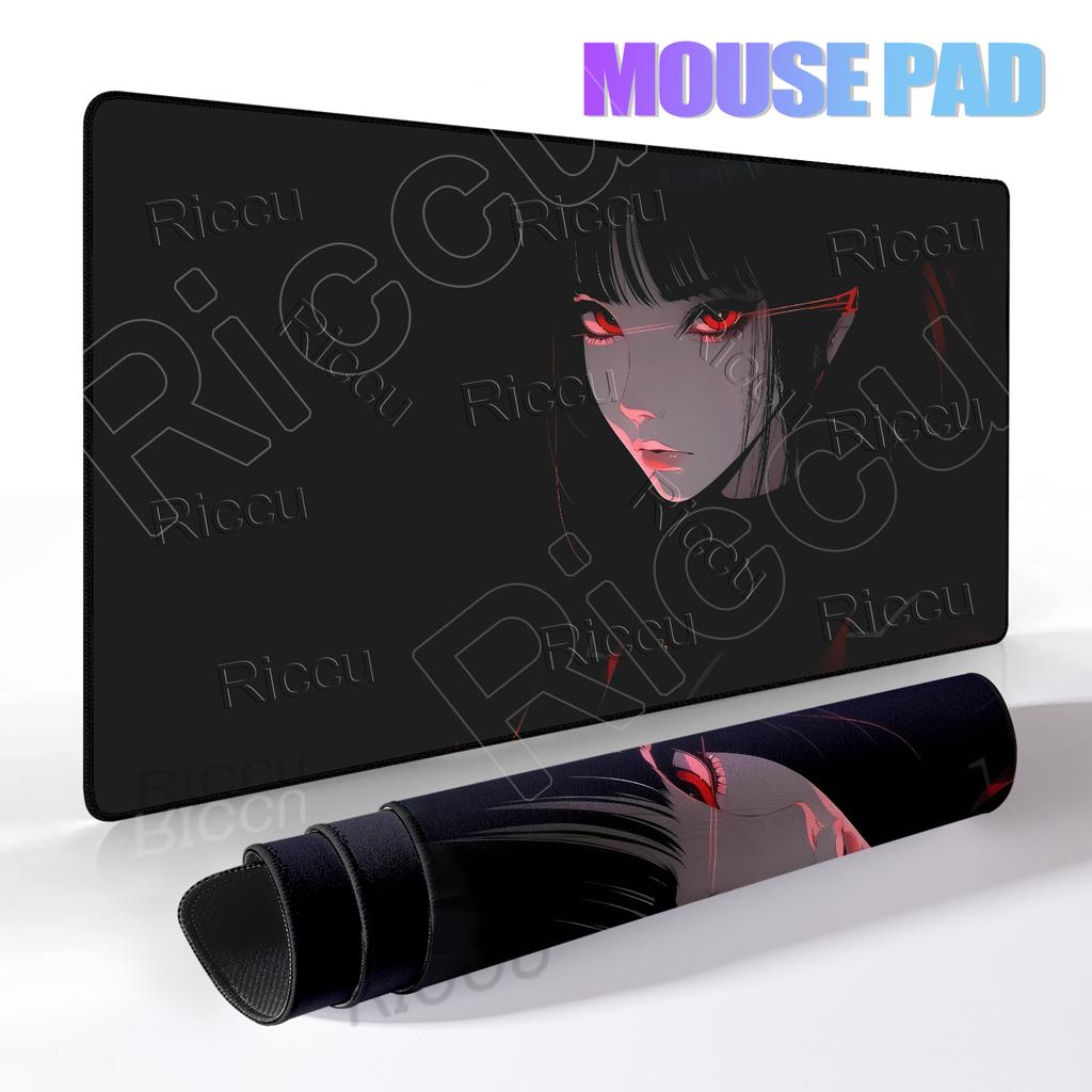 Mousepads Anime Girl Style Aesthetics Mouse Pad Cool Girl PC Offices Tablepads Large Gaming Keyboard Non-slip Desk Table Mats