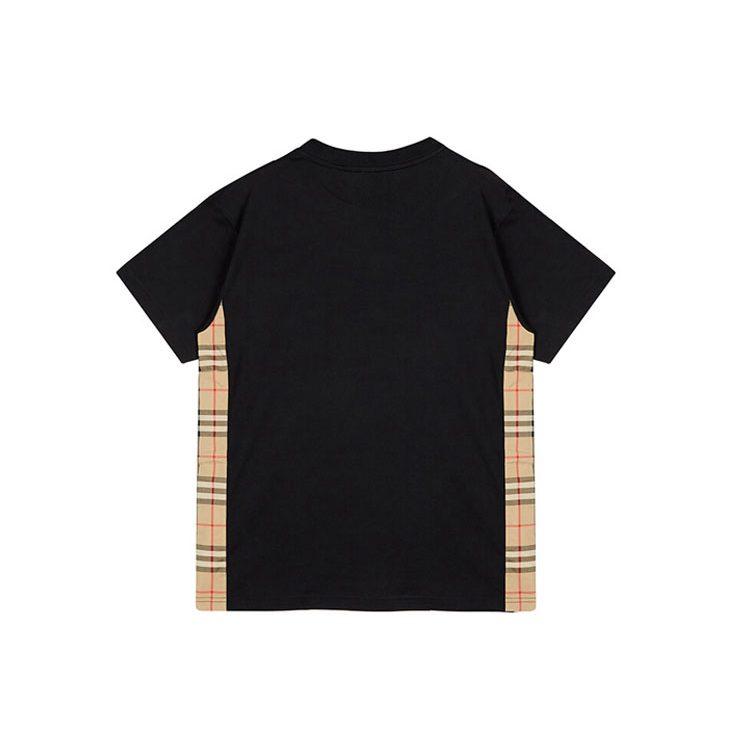 Burberry Drop Shoulder Sleeve T Shirt Women's Black 80245451