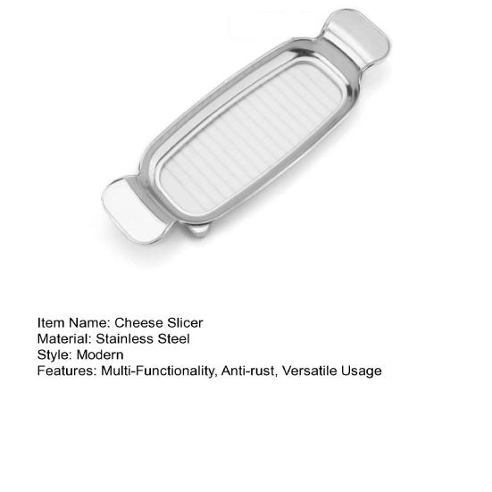 Yousheng Cheese Slicer Hand Guard Stainless Steel Safe Cut Convenient Vegetable Slicer Lightweight Ergonomic Cheese Cutting Tool