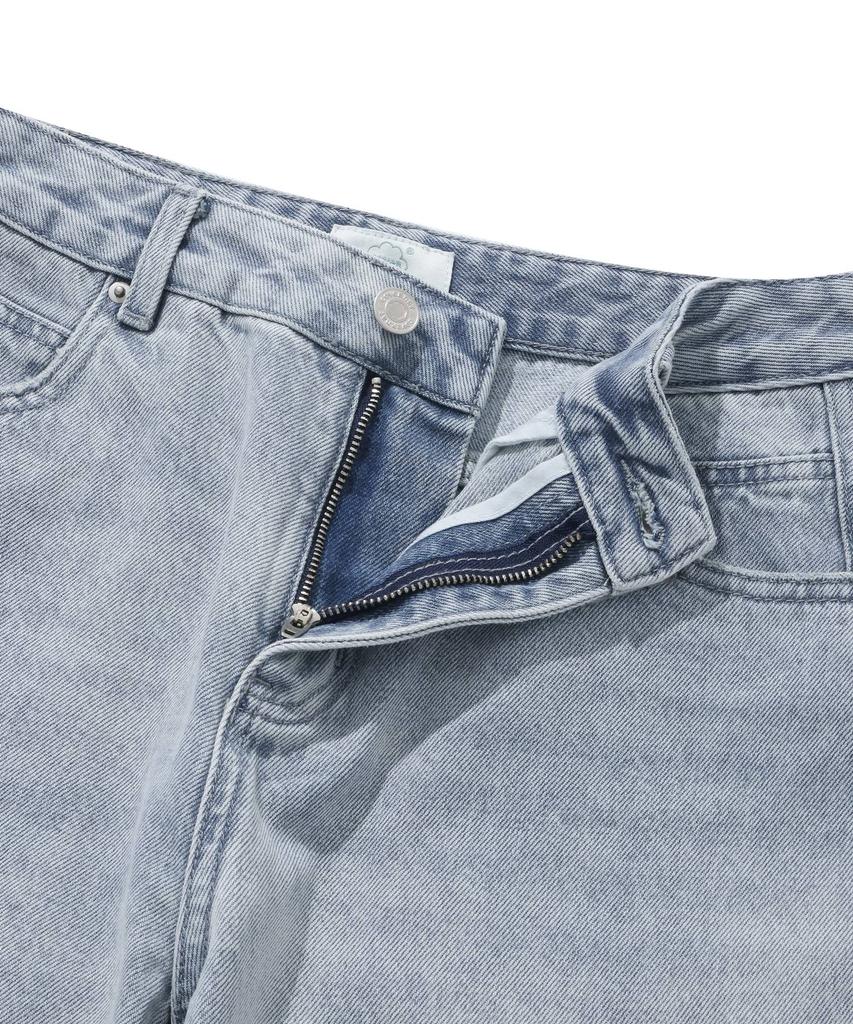 COVERNAT WOMAN Semi Bootcut Denim Pants Light Blue