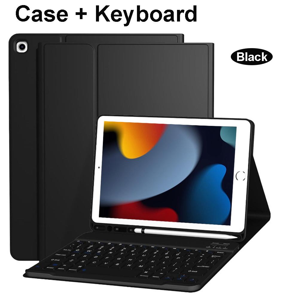 Case for iPad 7th 8th 9th 10.2-inch, Bluetooth Keyboard Case for Air 3rd Pro 10.5 Inch Magnetic Cover
