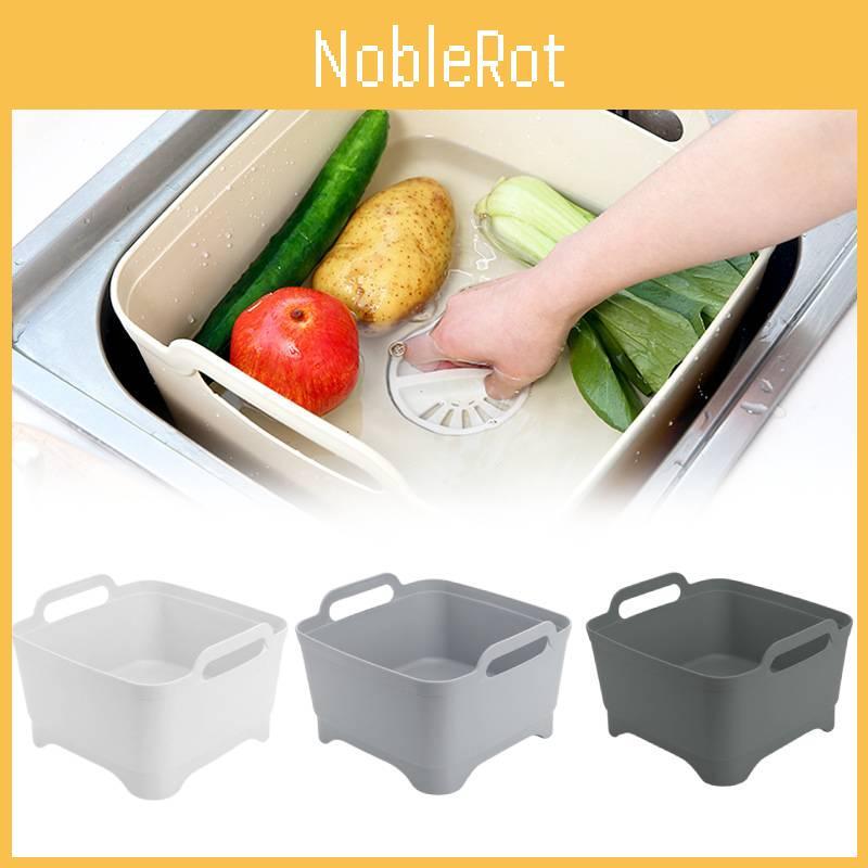 Multi-functional Kitchen Colander Basket For Fruits And Vegetables Portable And Space-saving