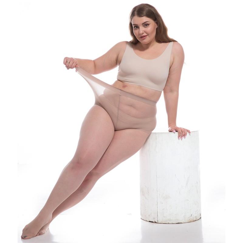 6D Ultra ince Büyük Boy Külotlu Kadın Artı Boyutu Anti-kanca Tayt Nefes Seksi Süper Elastik çorap Kadın