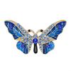 Butterfly Brooch Pins Women Enamel Insect Pin Lapel Pin (Blue)