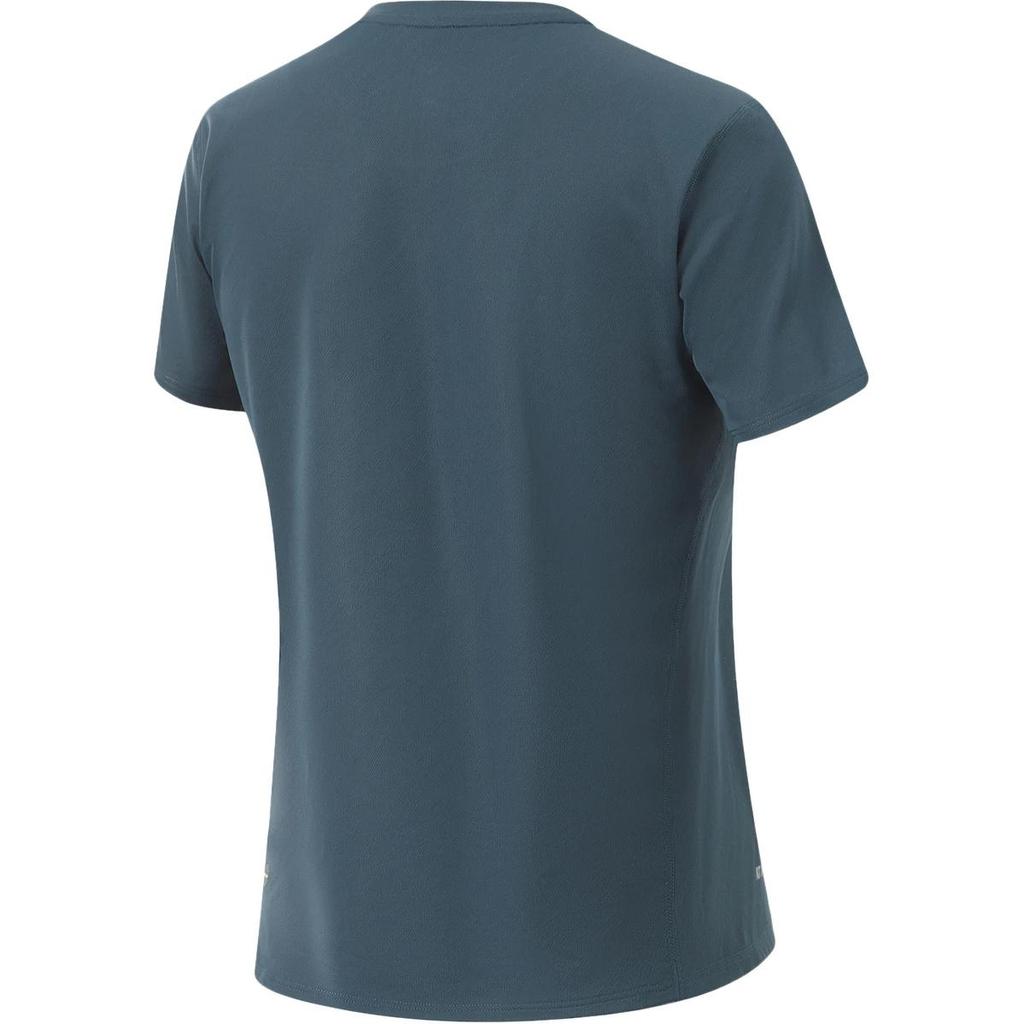 Li Ning Laufserie Einfarbiges Logo Rundhals Schnelltrocknend Atmungsaktiv Kurzarm T-Shirt Damen T-Shirts Luo-Dai-Qing ATSU060-4