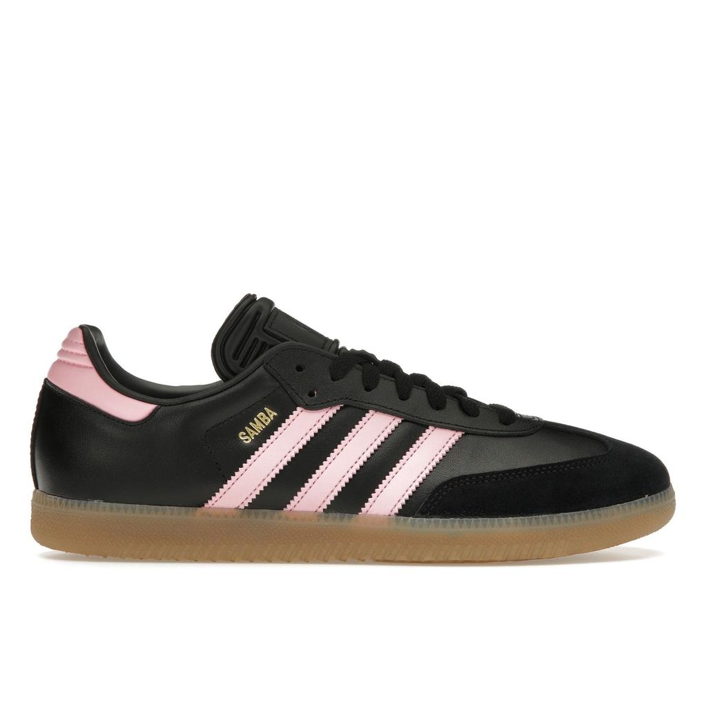 Lionel Messi x adidas Samba Inter Miami CF - Auswärtstrikot Herren Sneaker Schwarz Core-Black Hellrosa IH8157
