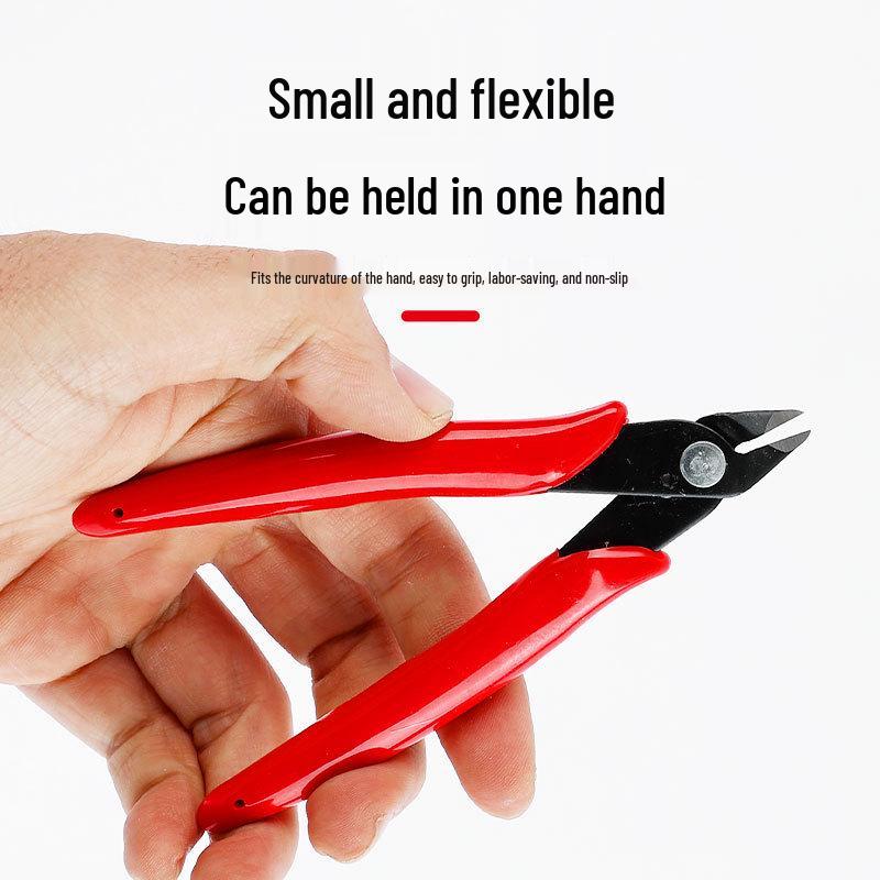 170° Angled Electronic Diagonal Pliers with Double-Sided Blade and Water Outlet