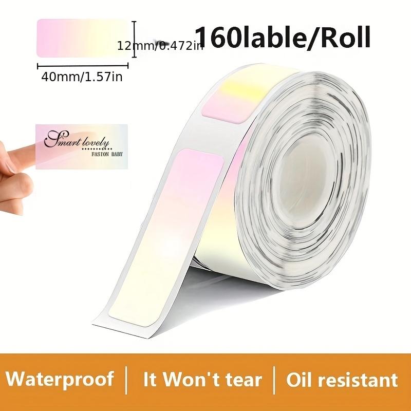 

1Roll P11 P15 Thermal Label Sticker 12mm*40mm tape Compatible Phomemo D30 D32 Q30 Marklife P11 P50 L12 DELI Q1 Q2 Q3 Labeller