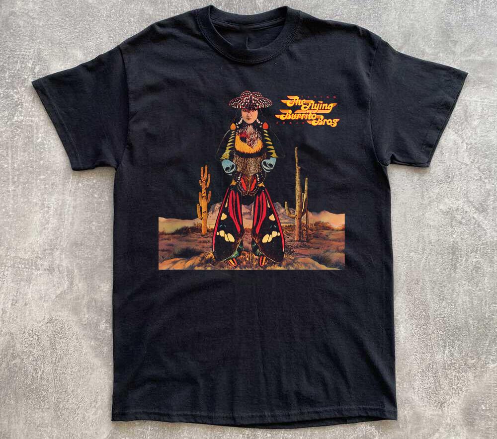 Flying Again by The Flying Burrito Brothers Album Black All Size Tee Shirt OB115 M