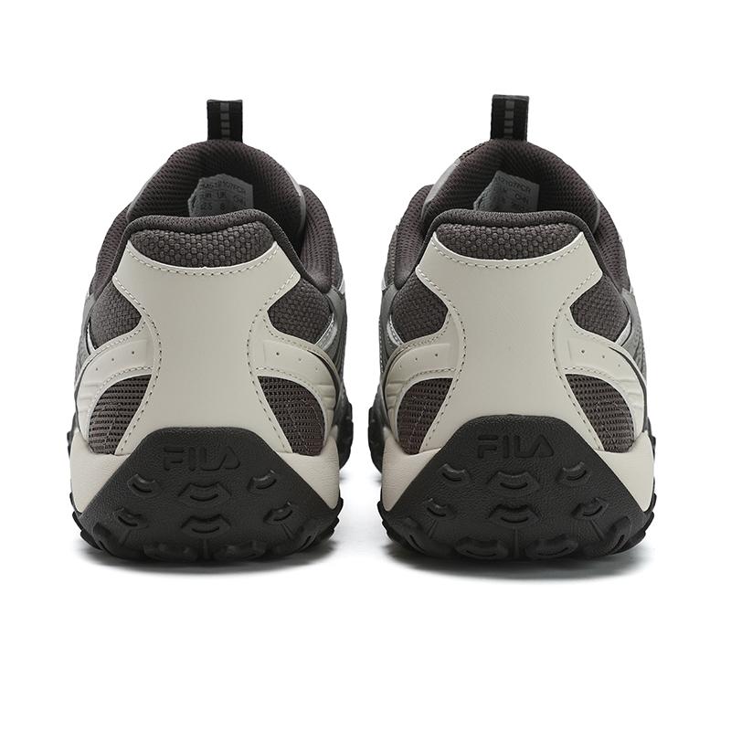 Fila Pebble Ballet Shoes Retro Comfortable Versatile Low-Top Running Shoes Men Sneaker Gray Brown F12M512107FCR