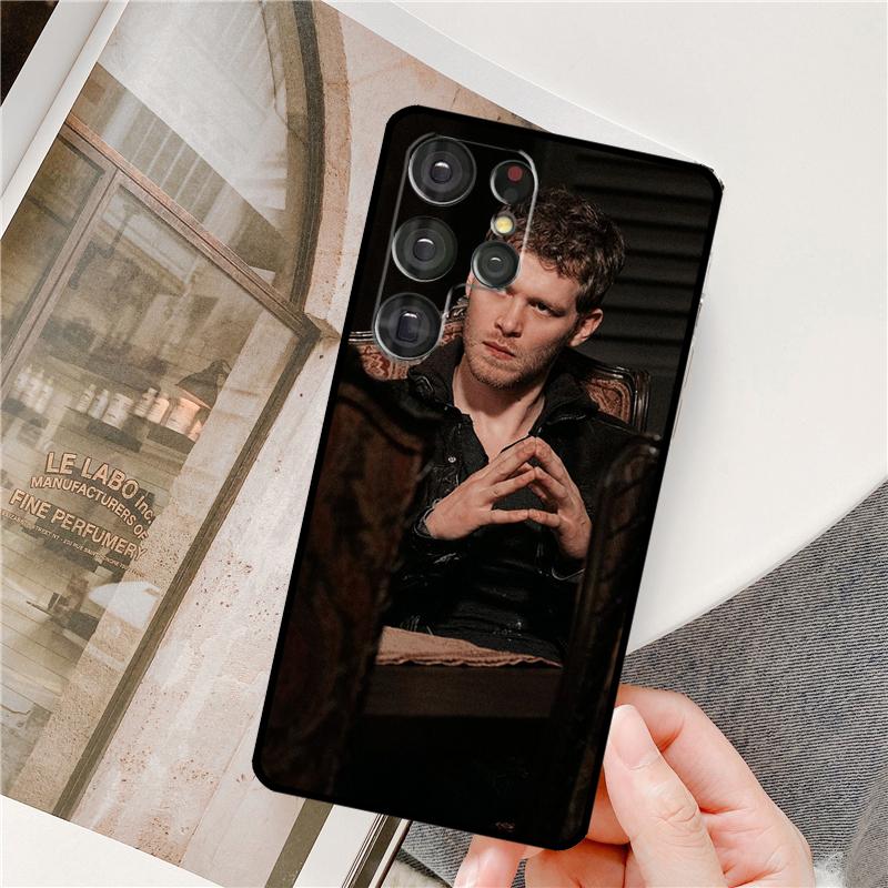 

Клаус Майклсон Дневники Вампира Чехол для Телефона Для Samsung Galaxy S24 Ultra S9 S10 S20 S22 S21 Plus S23 FE S25 Ultra Полное Покрытие Galaxy S23 FE