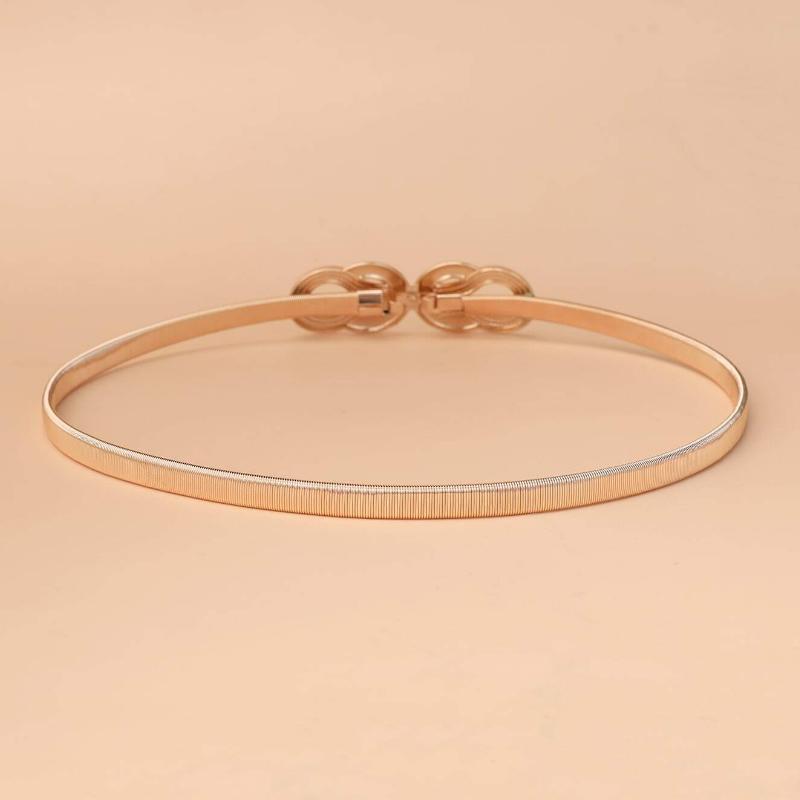 Gold Chain Belt Female Waist Adjustable Desinger Belts For Women Luxury Brand Punk Dress Elastic Waistband