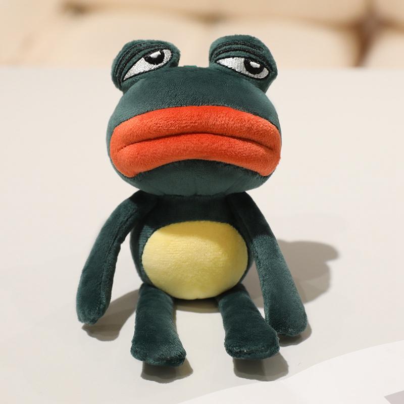 18Cm Ugly Frog Plush Toys Soft Stuffed Cartoon Animal Doll Kawaii Pendant Bag Keychain Decoration