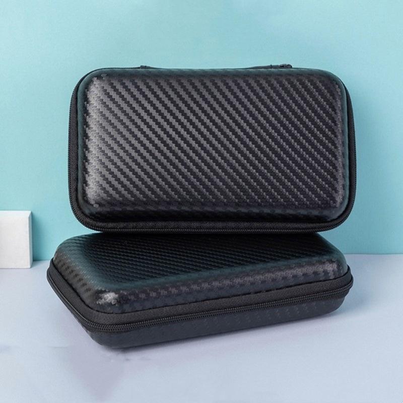 Protector Case Storage Box for RGB20 Scratchproof EVA Bag Handheld Game Console Carrying Case with Pocket Black