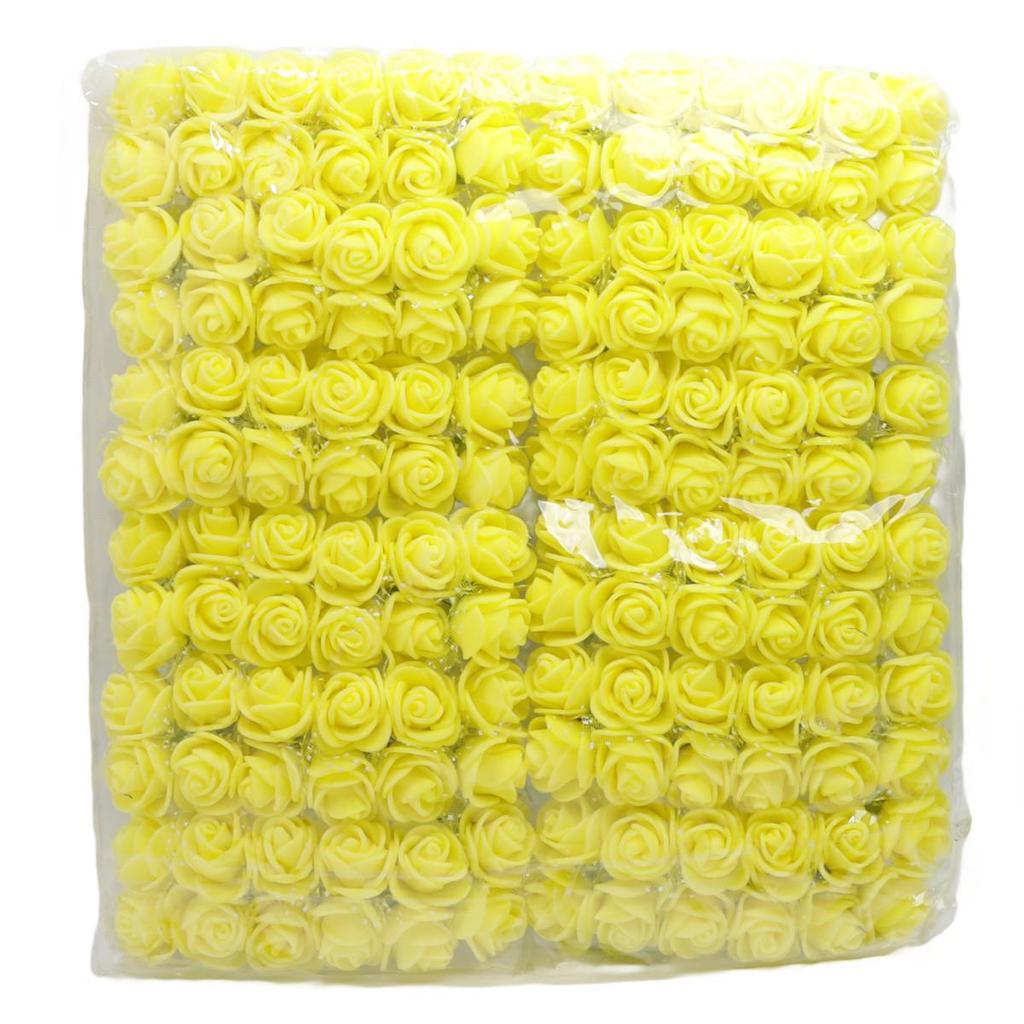 Yarn Lace Rose Flower Garland with Foam and Dried Flowers for Wedding Candy Box or Gift Box
