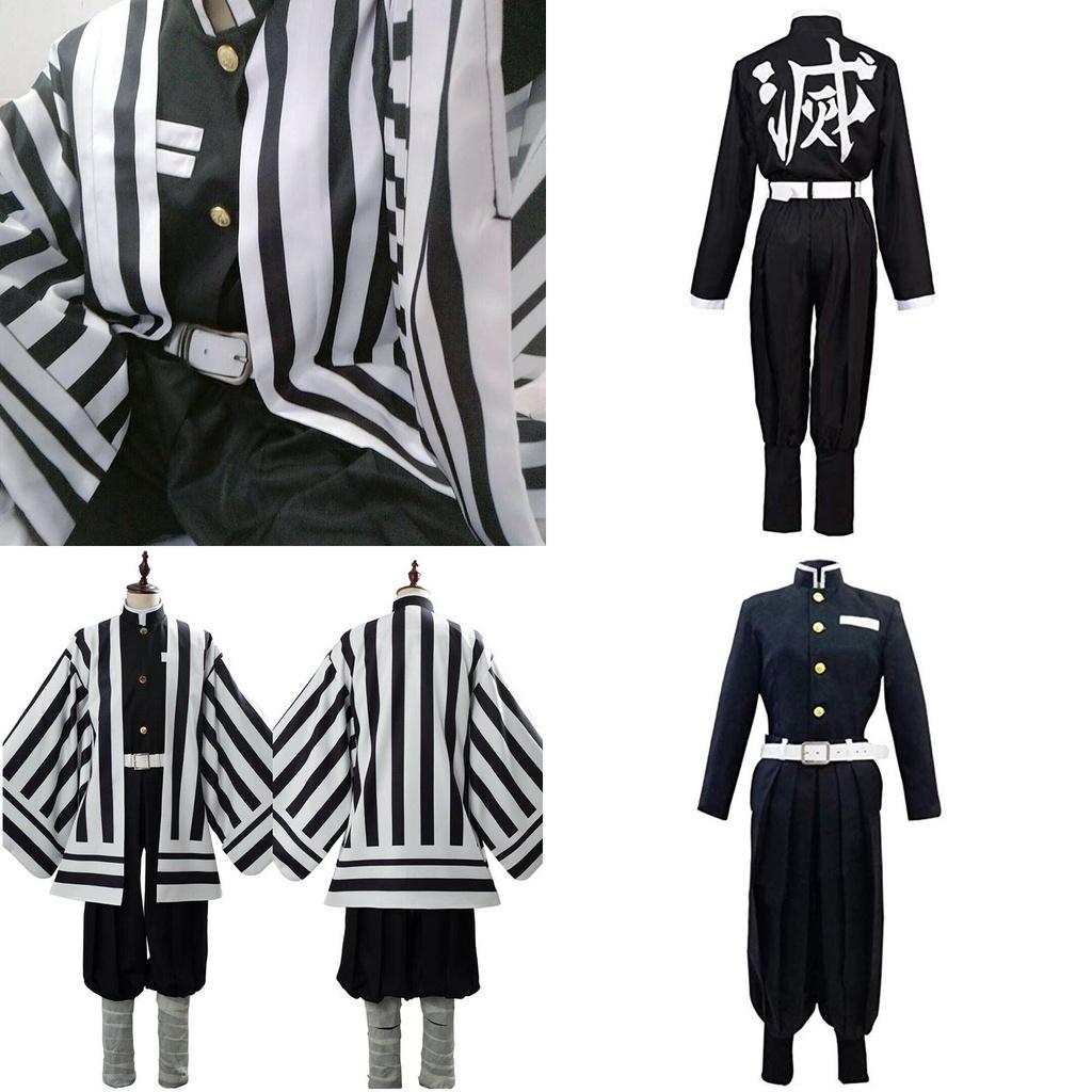 Kimetsu Slayer Demon No Yaiba Cosplay Iguro Obanai Halloween Adult Suit Costume