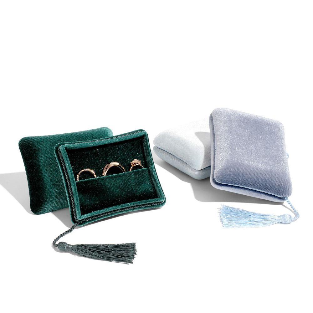 Bracelet Earrings Jewelry Packing Bag Tassels Earrings Storage Case Square Jewelry Box Vacation