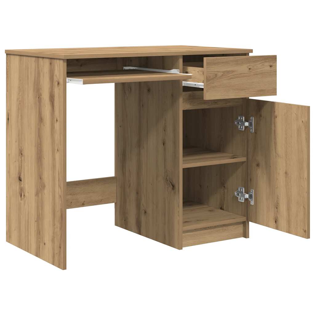 Artisan Oak Desk 86 x 49 x 76 cm Particleboard