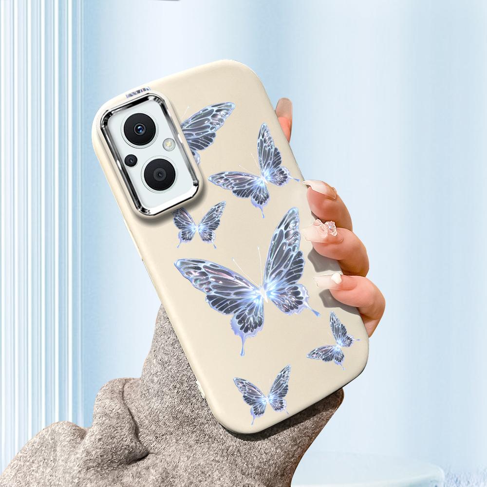 Pro Vivo V23 V25 V27 V29 V30 Y27S Y28 Y33S Y36 Infinix Hot30I Hot40 Tecno Spark20 Kreslená Černá Kočka Stříbrný Okraj Měkké Tekuté Silikonové Ochranné Pouzdro