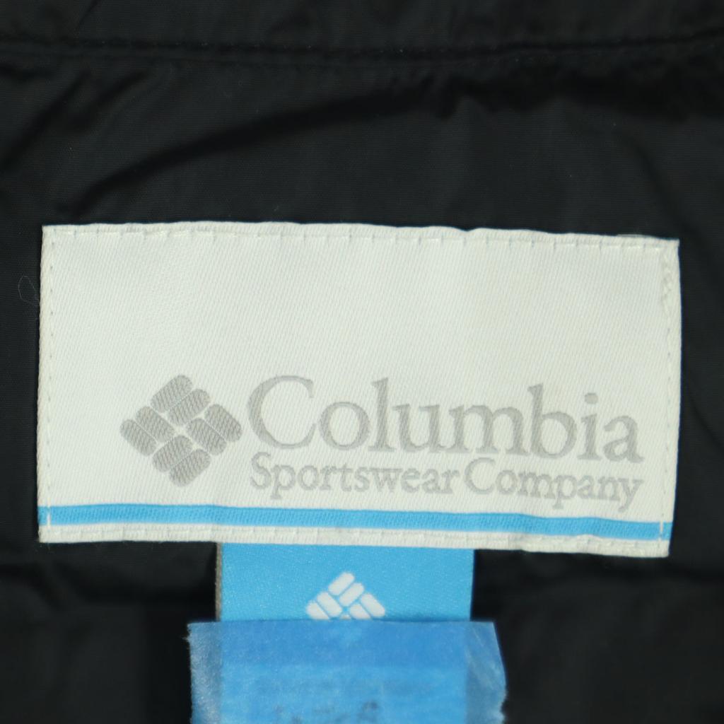 Columbia brand logo Long sleeve Nylon jacket XS black Men's Used