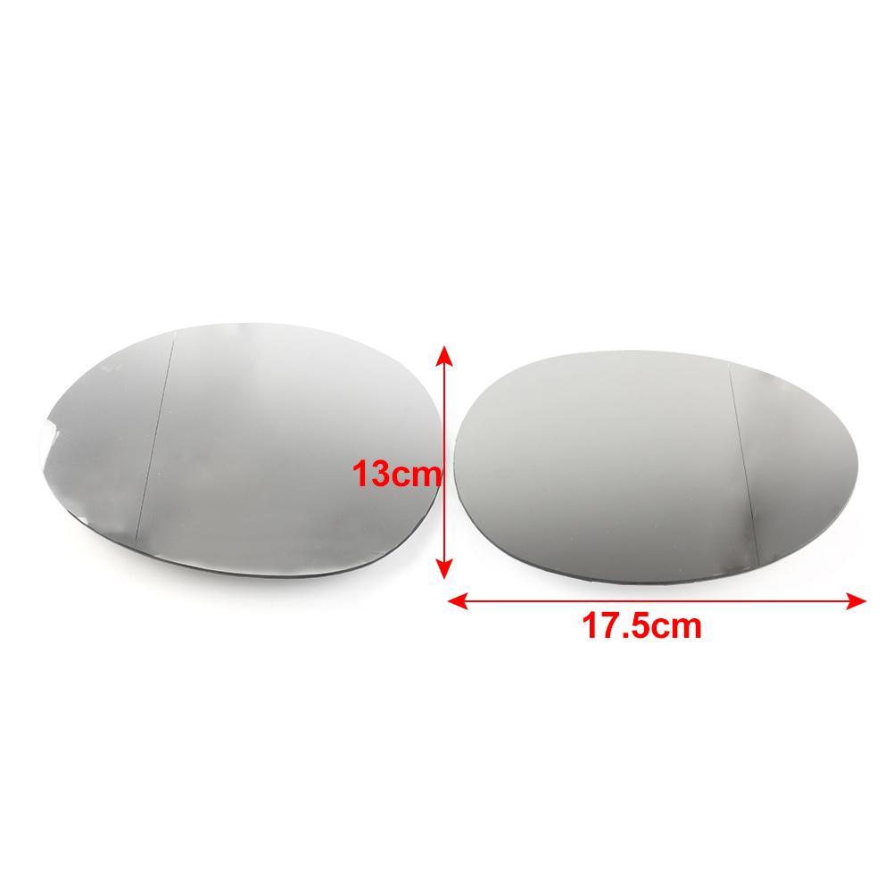 

2Pcs Car Rear View Heated Mirror Glass White For Mini F54 F55 F56 F57 F60 51167366039