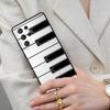 Piano Keys Music Keyboard Cell Phone Case for Samsung Galaxy S26 Ultra S25 S24 S23 S22 S21 S20 Note10 Cover