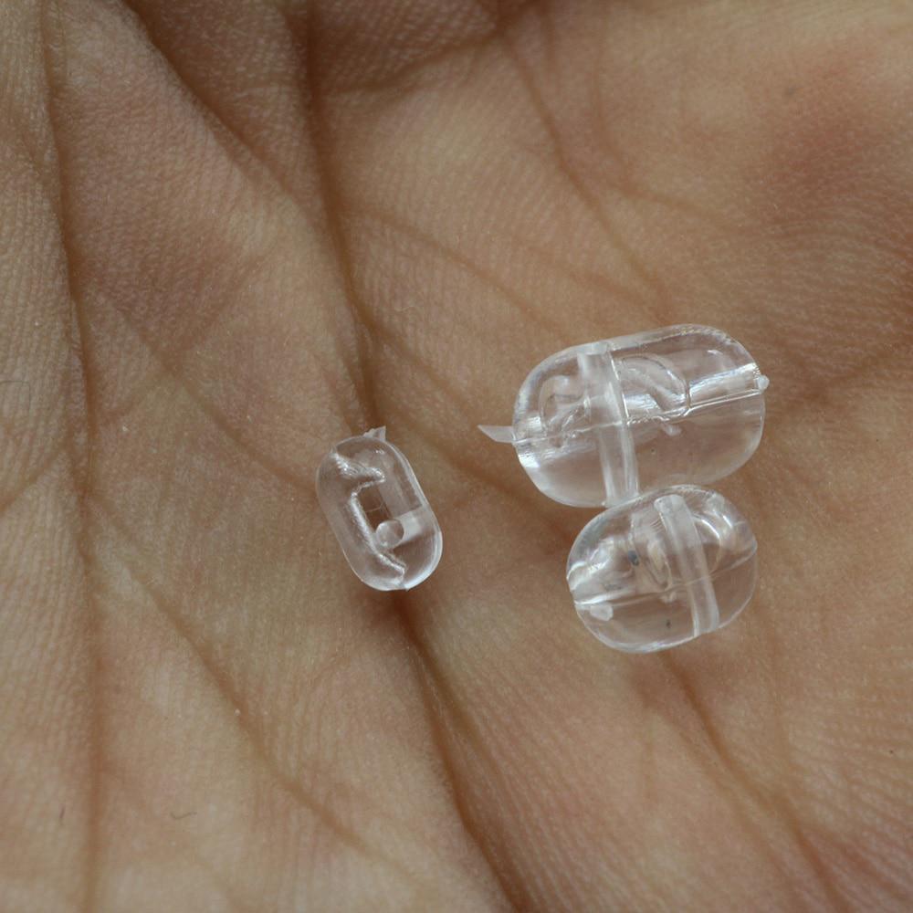 100 sztuk/partia koraliki wędkarskie plastikowe podwójne wiertła perłowe koraliki krzyżowe