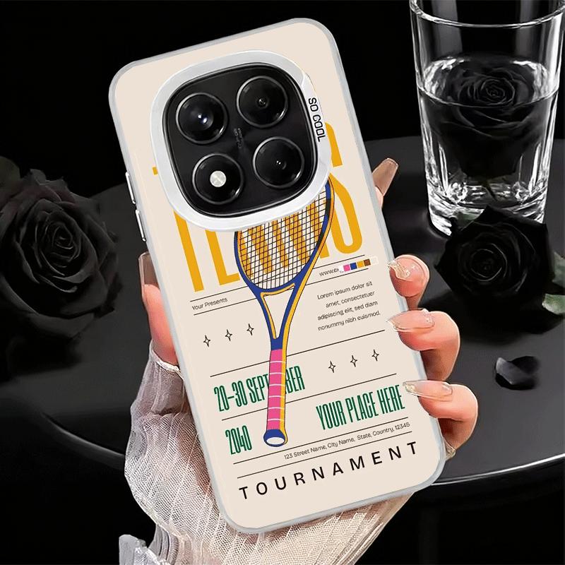 

Tennis Sport Soft Phone Case for Xiaomi Redmi Note 13 14 15 Pro Plus 12S 12 11S 11 11T 10S 10 Shockproof Cover Back Shell Redmi Note14ProPlus