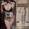 Hot Lingerie Free Maid One-piece Uniform Bed Open Chest Side Open Pure Desire Wind Maid Outfit Flirting