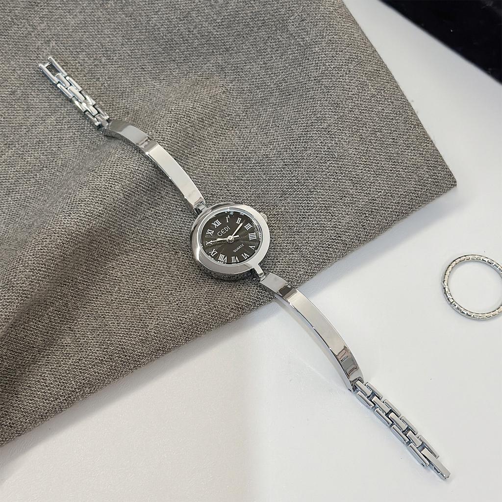 Watch for Women, Vintage Steel Strip, High-end Feel, Bracelet Style Small Dial, Quartz Original Ladies Watches Gift Promotion