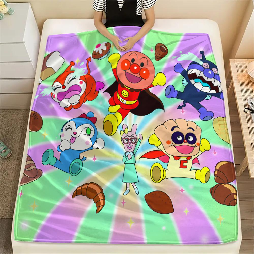 

Anpanman Cute Style Blanket, Warm Throw for Home Use, Great Gift for Anpanman Enthusiasts.chl 75x90cm