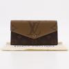 Louis Vuitton Portefeiulle Sarah Purse M80726 Monogram Giant Reverse Brown Monogram Canvas Unisex Used