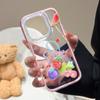 Applicable to Apple 16ProMax mobile phone case, dopamine fruit basket, transparent case, iPhone15/13 protective case.