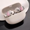 Earphone Clips with Zirconia Decoration and Rhinestones for Clip-on Earphones, Elegant Decor, Quick AttachDetach, Multifunctional Accessory, Durable