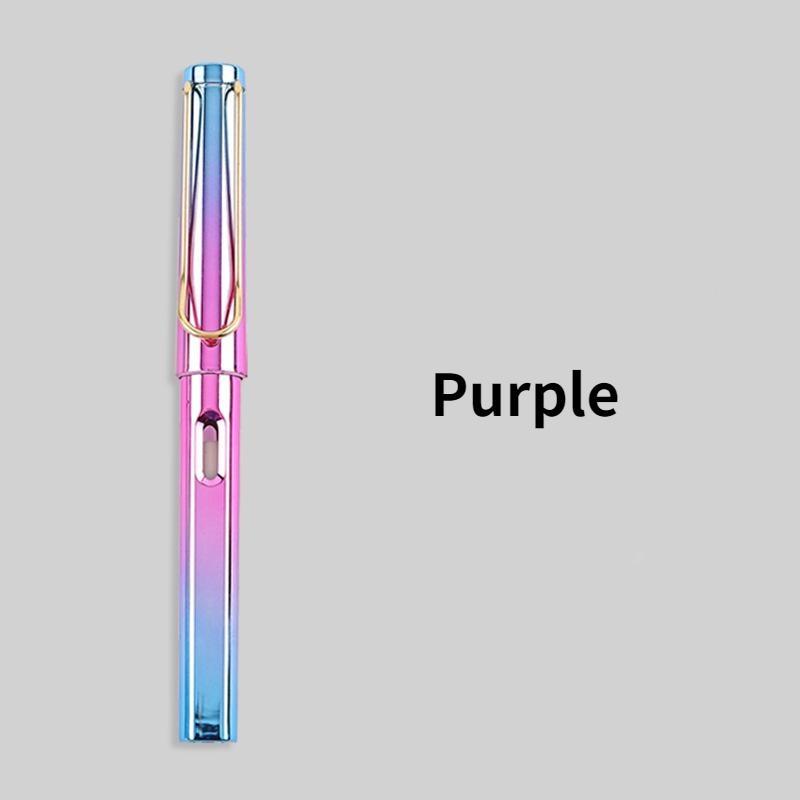 

Ручка для каллиграфии, перьевая ручка EF. Перо металлического цвета. Корпус ручки. Поршневой поглотитель чернил. Съемное видимое окно для чернил. Доступен чернильный мешок. 1 pc серый