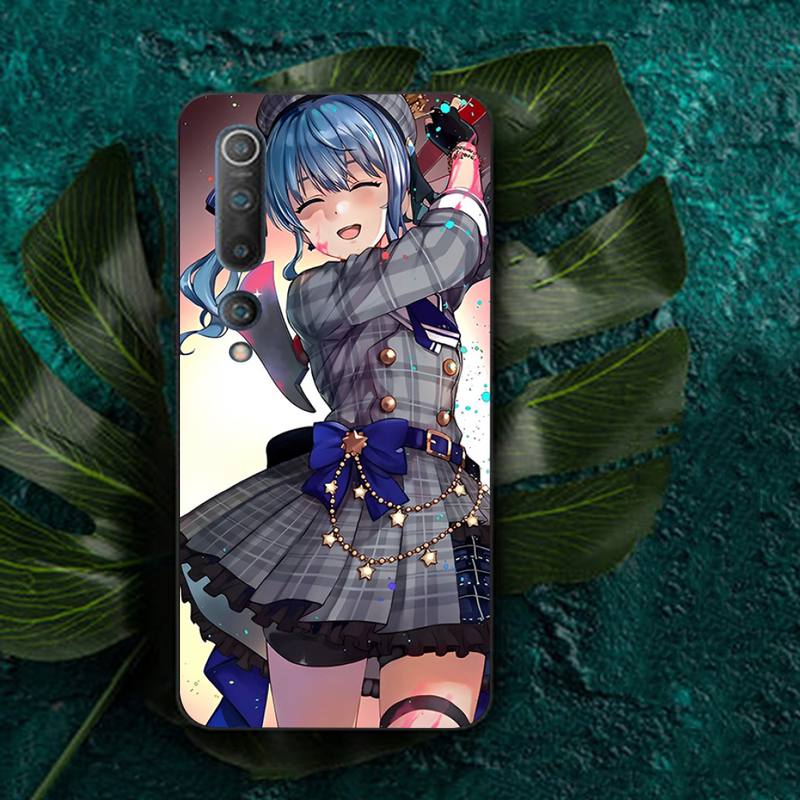 Hoshimachi Suisei Anime Phone Case for Redmi Note 8 7 9 4 6 pro max T X 5A 3 10 lite pro